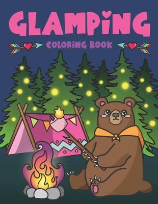 Book cover for Glamping Coloring Book