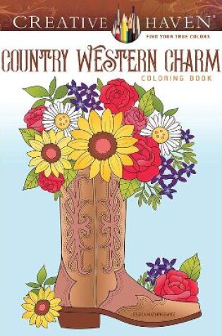 Cover of Creative Haven Country Western Charm Coloring Book