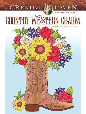 Cover of Creative Haven Country Western Charm Coloring Book