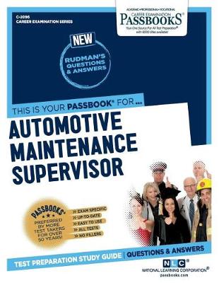 Book cover for Automotive Maintenance Supervisor (C-2096)