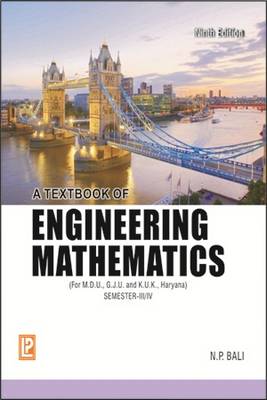 Book cover for A Textbook of Engineering Mathematics Sem III (M. D. U, K. U. ,G. J. U. , Haryana)