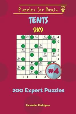 Book cover for Puzzles for Brain Tents - 200 Expert Puzzles 9x9 vol. 4