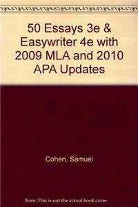 Book cover for 50 Essays 3e & Easywriter 4e with 2009 MLA and 2010 APA Updates