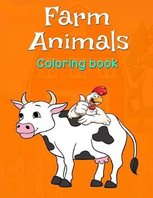 Book cover for Farm Animals Coloring Book