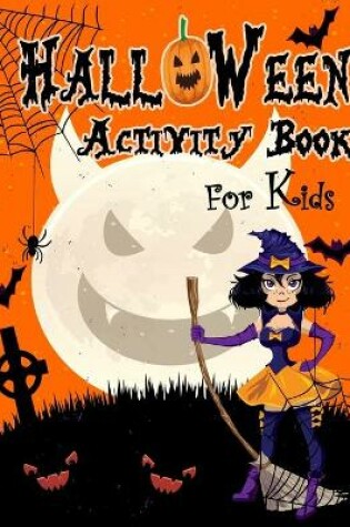 Cover of Halloween Activity Book For kids