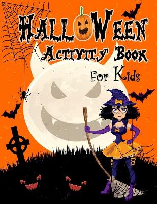 Book cover for Halloween Activity Book For kids