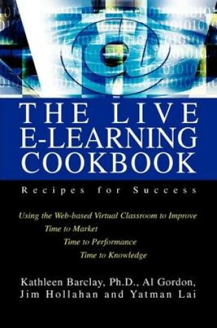 Cover of The Live E-Learning Cookbook