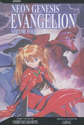 Book cover for Neon Genesis Evangelion, Volume 4
