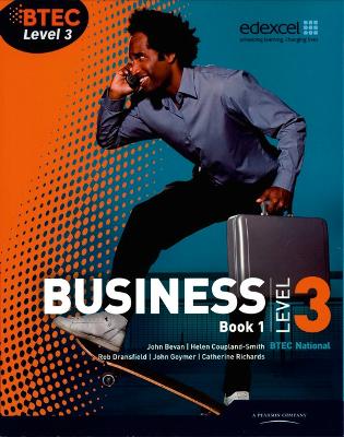 Cover of BTEC Level 3 National Business Student Book 1