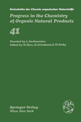 Cover of Fortschritte der Chemie organischer Naturstoffe / Progress in the Chemistry of Organic Natural Products