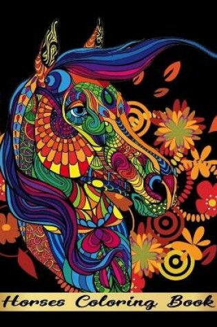 Cover of Horses Coloring Book