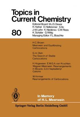 Cover of In Memory of H. L. Meerwein