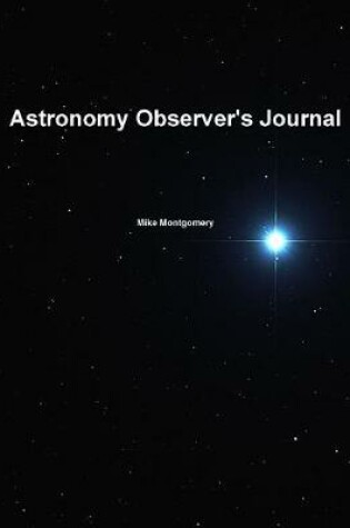 Cover of Astronomy Observer's Journal