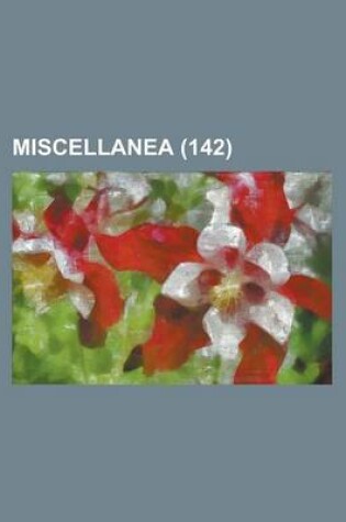 Cover of Miscellanea (142)