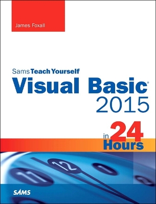 Book cover for Visual Basic 2015 in 24 Hours, Sams Teach Yourself