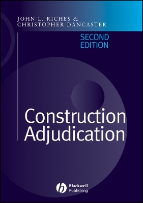 Book cover for Construction Adjudication