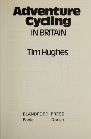 Book cover for Adventure Cycling in Britain