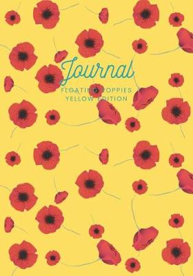 Book cover for Journal Floating Poppies Yellow Edition