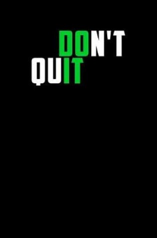 Cover of Dont Quit