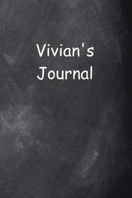 Book cover for Vivian Personalized Name Journal Custom Name Gift Idea Vivian