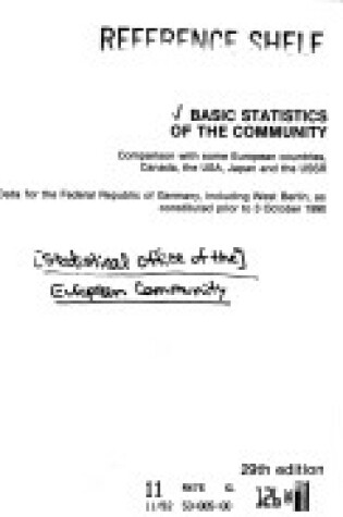 Cover of Basic Statistics of the Community