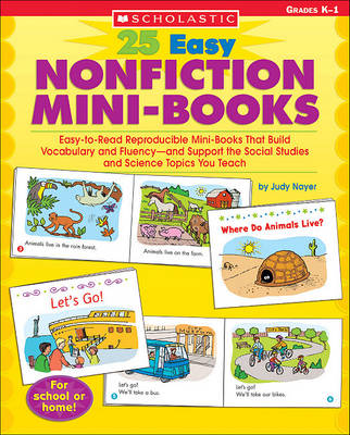 Book cover for 25 Easy Nonfiction Mini-Books