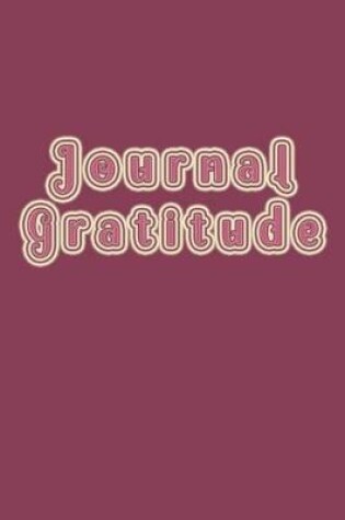 Cover of Journal Gratitude