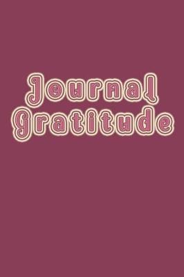 Book cover for Journal Gratitude