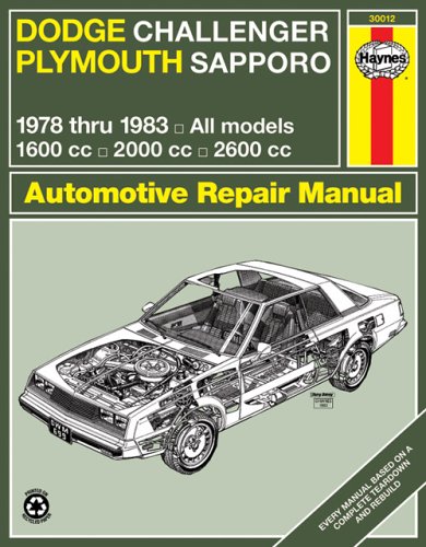 Book cover for Dodge Challenger & Plymouth Sapporo (78 - 83)