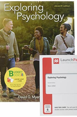 Cover of Loose-Leaf Version for Exploring Psychology & Launchpad for Exploring Psychology (Six Months Access)