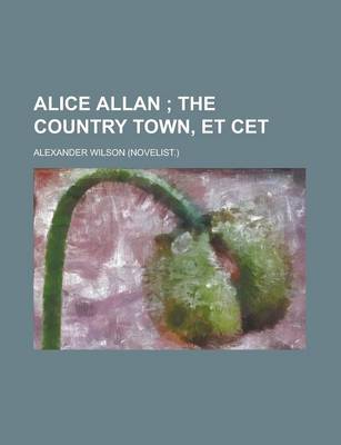 Book cover for Alice Allan