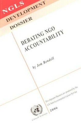 Cover of Debating NGO Accountability