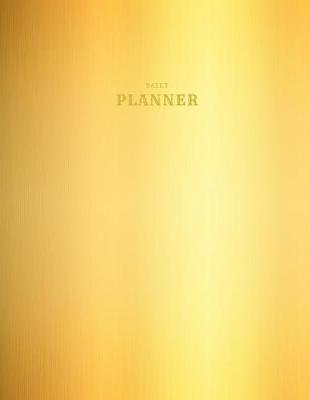 Book cover for Metallic Gold Daily Planner (Undated)