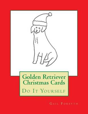 Book cover for Golden Retriever Christmas Cards