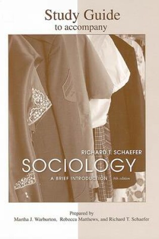 Cover of Student Study Guide to Accompany Sociology