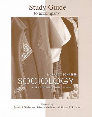 Book cover for Student Study Guide to Accompany Sociology