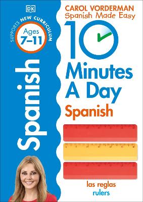 Cover of 10 Minutes A Day Spanish, Ages 7-11 (Key Stage 2)