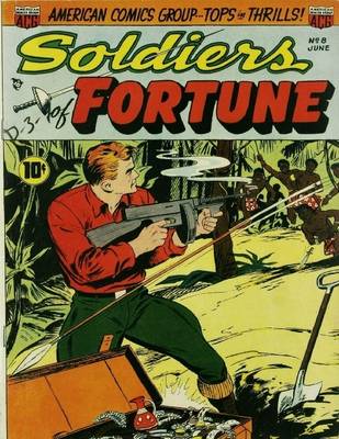 Book cover for Soldiers of Fortune Number 8 Adventure Comic Book