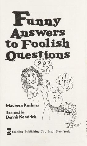 Book cover for Funny Answers to Foolish Questions