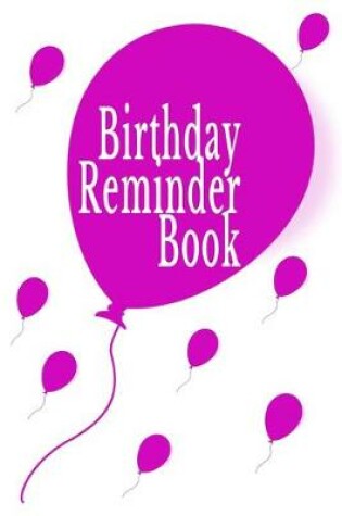 Cover of Birthday Reminder Notebook