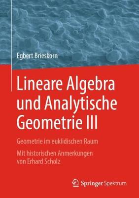 Book cover for Lineare Algebra Und Analytische Geometrie III