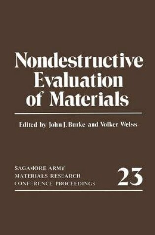 Cover of Nondestructive Evaluation of Materials