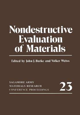Book cover for Nondestructive Evaluation of Materials