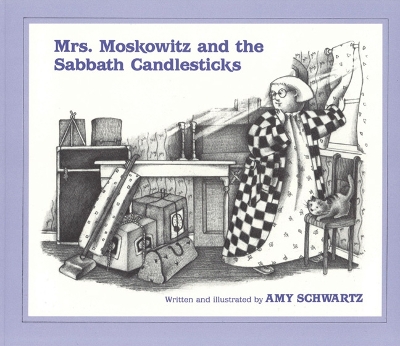 Book cover for Mrs. Moskowitz and the Sabbath Candlesticks