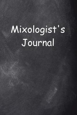 Cover of Mixologist's Journal Chalkboard Design