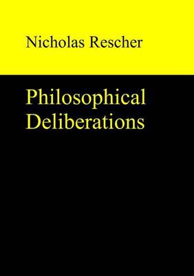 Book cover for Philosophical Deliberations