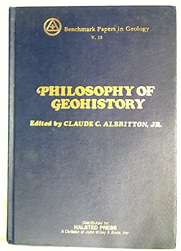 Book cover for Philosophy of Geohistory, 1785-1970