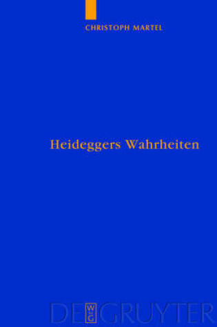 Cover of Heideggers Wahrheiten