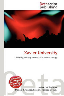 Cover of Xavier University