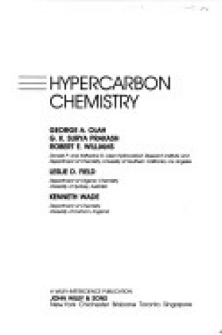 Cover of Hypercarbon Chemistry